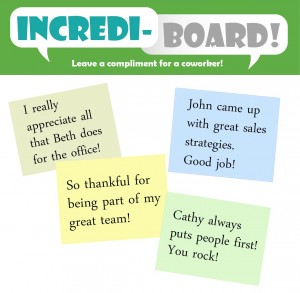 Incrediboard (public recognition poster)